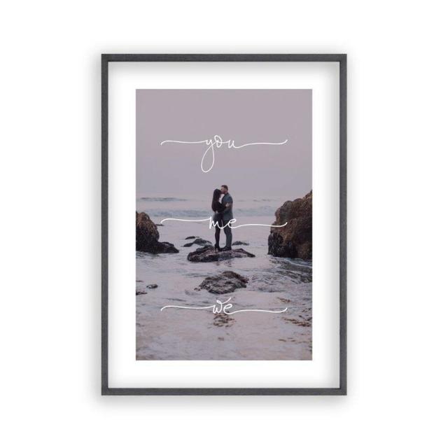 Print East Urban Home Format: Black Oak Frame, Size: 41 cm H x 31 cm W on Productcaster.