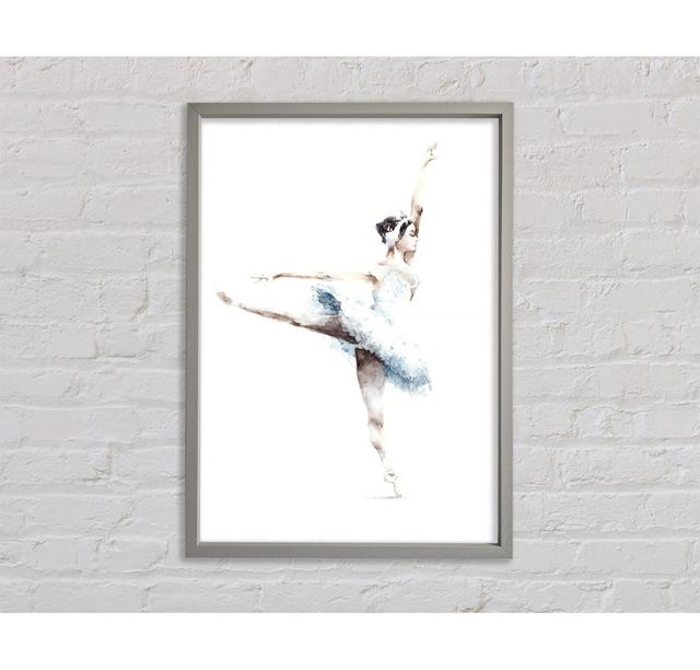 White Ballerina 4 - Single Picture Frame Art Prints on Canvas Bright Star Size: 118.9cm H x 84.1cm W x 3.3cm D on Productcaster.