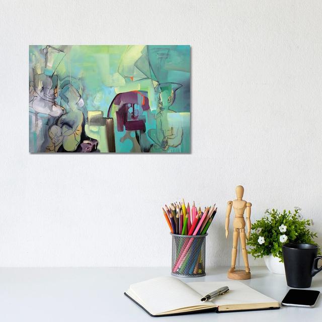 The Listeners by Pamela Staker - Painting on Canvas Ebern Designs Format: Wrapped Canvas, Size: 20.32cm H x 30.48cm W x 1.91cm D on Productcaster.