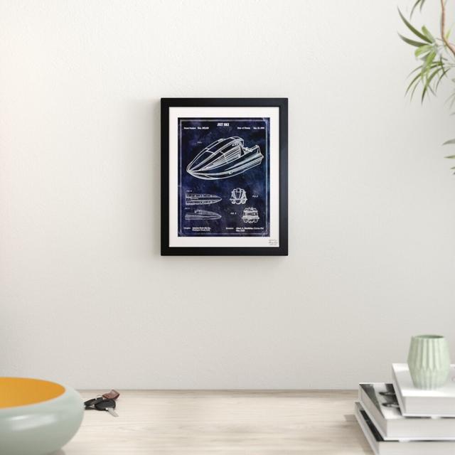 'Jet Ski 1990' Framed Graphic Art East Urban Home Size: 31 cm H x 25 cm W on Productcaster.