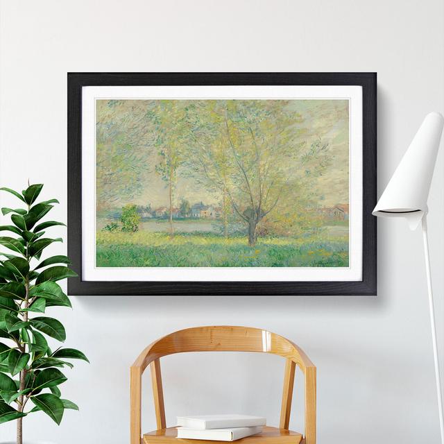 The Willows by Claude Monet - Picture Frame Painting East Urban Home Size: 27cm H x 36cm W x 2cm D, Frame Option: Black on Productcaster.