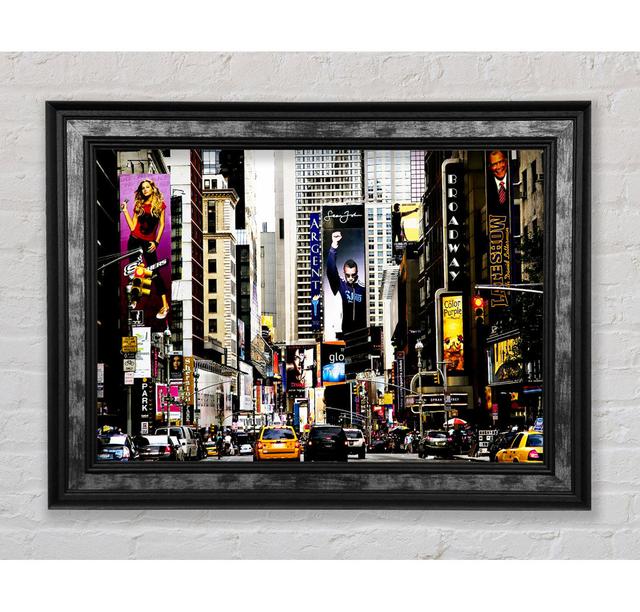 New Yorker Broadway Tage - Einzelne Bilderrahmen Kunstdrucke Bright Star Größe: 42 cm H x 59,7 cm B x 8 cm T on Productcaster.