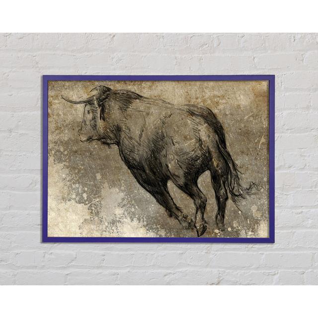 Bull Run - Print Gracie Oaks Size: 59.7cm H x 84.1cm W x 2cm D on Productcaster.