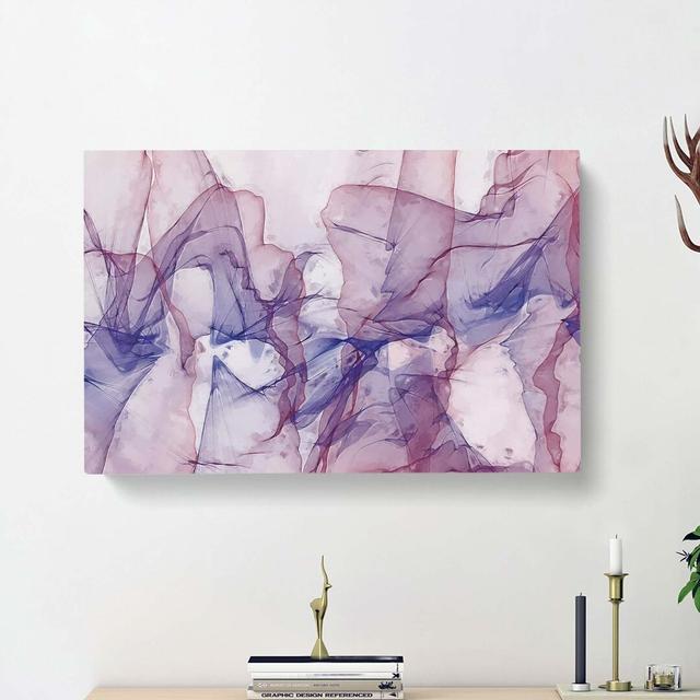 Gentle Movement In Abstract - Wrapped Canvas Painting East Urban Home Size: 40cm H x 60cm W x 3cm D on Productcaster.