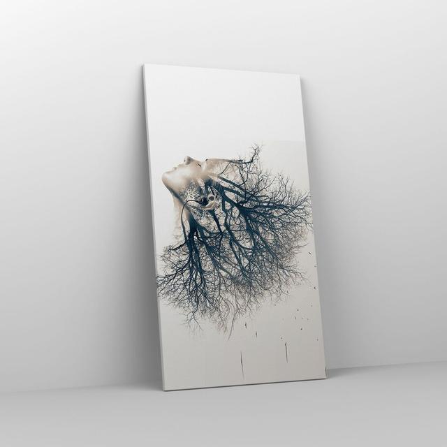 Girl Tree Graphics in , 100cm H x 55cm W x 1.8cm D EUArttor Size: 50cm H x 120cm W on Productcaster.