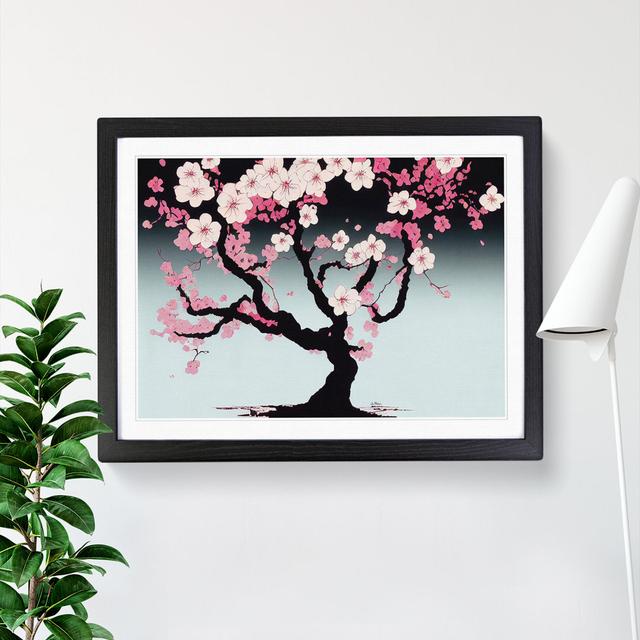 Incomparable Cherry Blossom Tree - Picture Frame Graphic Art ClassicLiving Frame Colour: Black, Size: 25cm H x 34cm W x 2cm D on Productcaster.