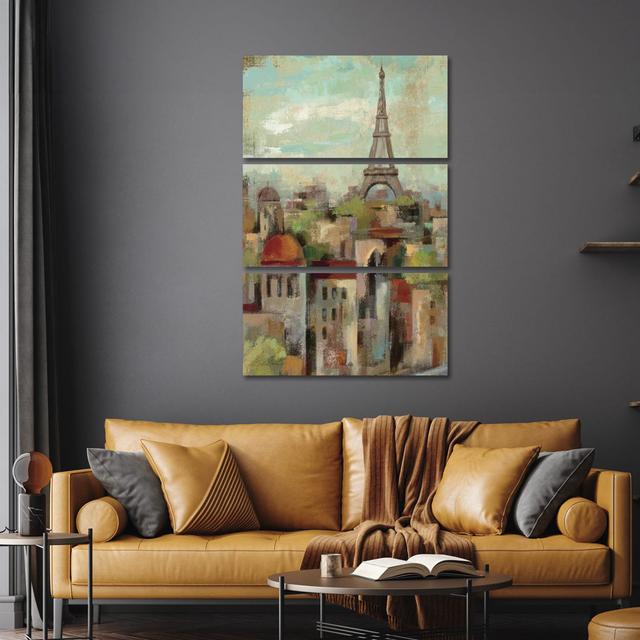 Spring In Paris II by Silvia Vassileva - No Frame Gallery-Wrapped Canvas Giclée on Canvas Lark Manor Size: 152.4cm H x 101.6cm W x 1.91cm D on Productcaster.