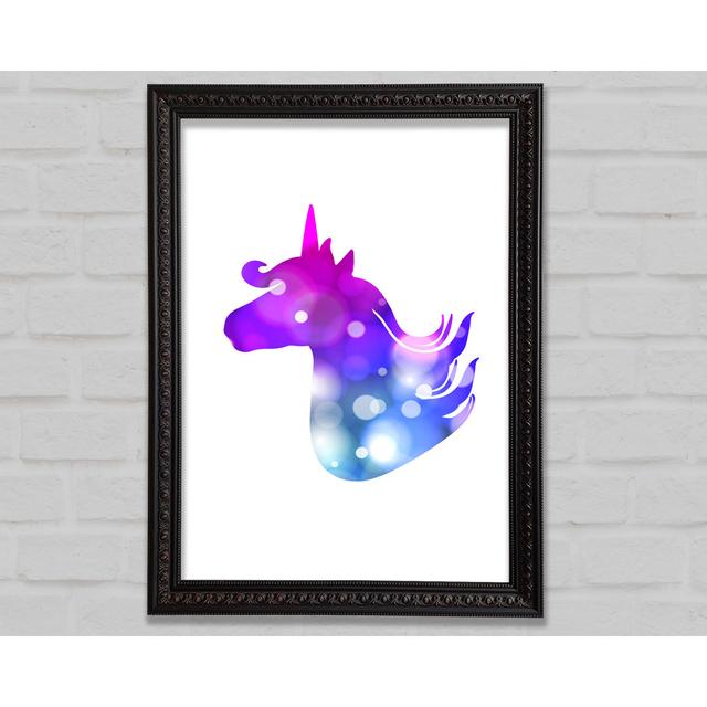 Unicorn Sparkle Framed Print Bright Star Size: 29.7cm H x 42cm W on Productcaster.