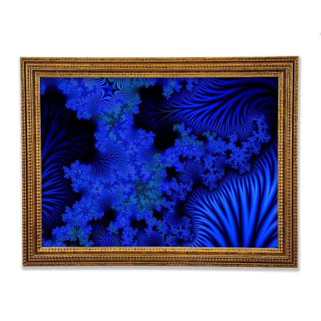 Sea Bed Of Blue Framed Print Highland Dunes Size: 42.1cm H x 59.7cm W x 3cm D on Productcaster.