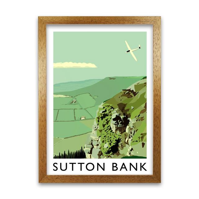 Sutton Bank by Richard O'Neill - Picture Frame Graphic Art Print on Paper 17 Stories Size: 84.1 cm H x 59.4 cm W x 3 cm D, Frame Options: Brown on Productcaster.