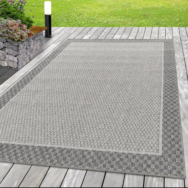 Flachgewebe-Teppich Caitlynn in Creme/Grau Natur Pur Teppichgröße: Rechteckig 240 x 340 cm on Productcaster.