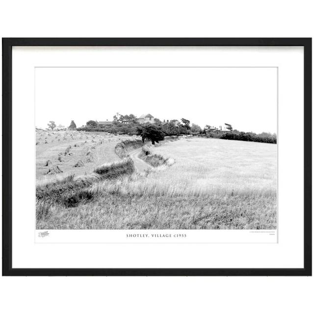 'Shotley, Village C1955' by Francis Frith - Picture Frame Photograph Print on Paper The Francis Frith Collection Size: 45cm H x 60cm W x 2.3cm D on Productcaster.