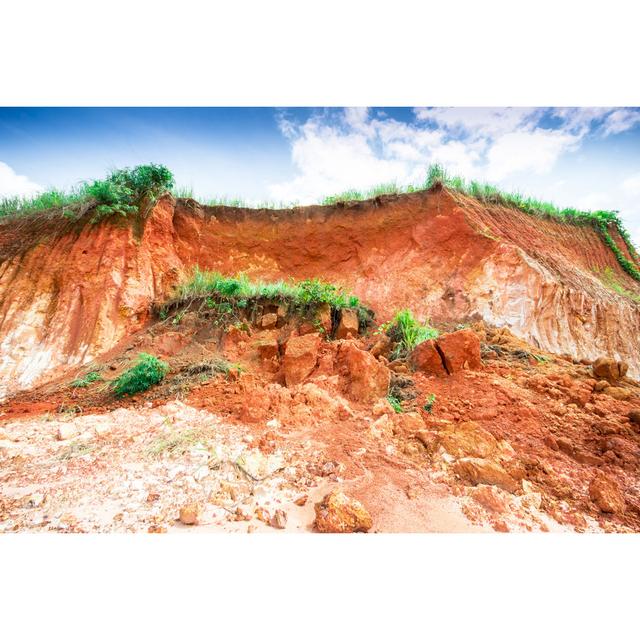 Hill Seen From Below with a Variety of Textures by Jianghaistudio - Wrapped Canvas Photograph Alpen Home Size: 20cm H x 30cm W on Productcaster.