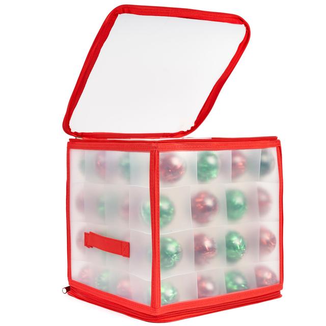 30Cm H x 30Cm W x 29Cm D Christmas Ornament Storage The Seasonal Aisle on Productcaster.