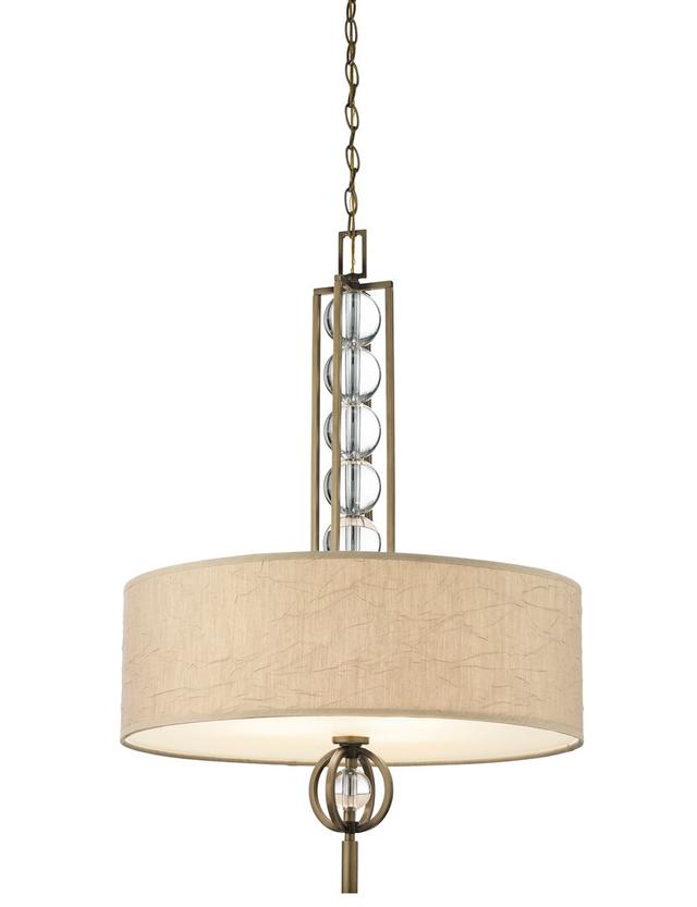 Rosier 3-Light Drum Pendant Marlow Home Co. on Productcaster.