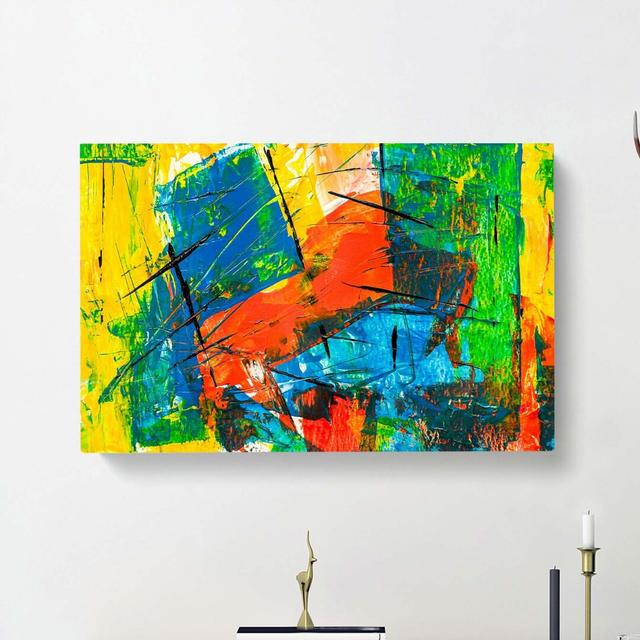 Abstract Art Painting Vol.185 by S.Johnson - Wrapped Canvas Painting Print East Urban Home Size: 40cm H x 60cm W x 3cm D on Productcaster.