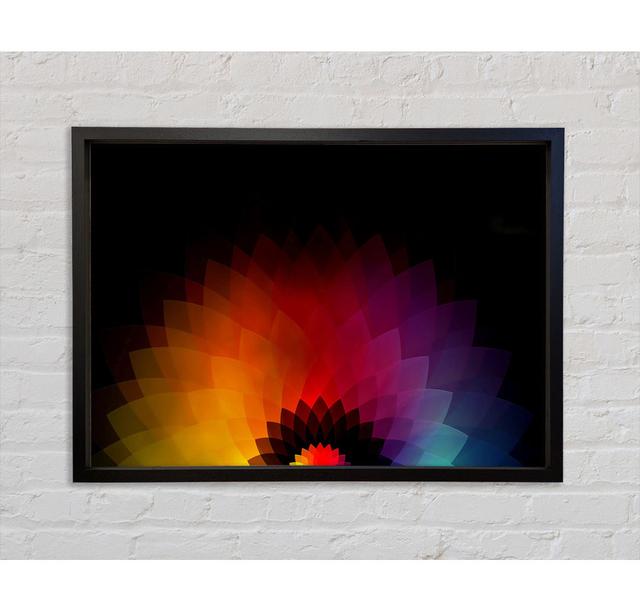 Regenbogenpyramiden - Einzelne Bilderrahmen Kunstdrucke auf Leinwand Bright Star Größe: 84,1 cm H x 118,9 cm B x 3,3 cm T on Productcaster.