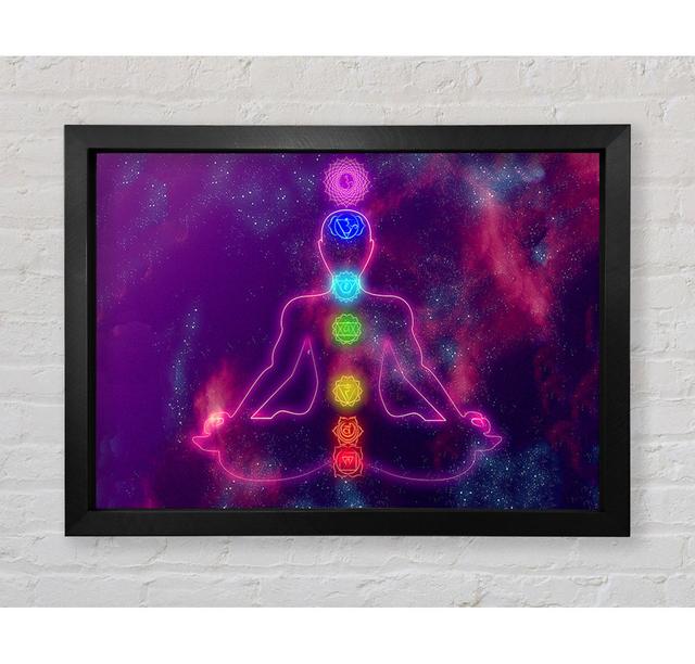 Chakra Meditation Colours 3 - Print Latitude Vive Size: 42cm H x 59.7cm W x 3.4cm D on Productcaster.