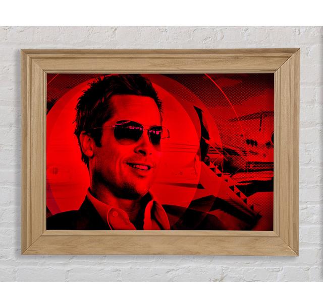 Oceans Eleven Brad Pitt - Single Picture Frame Art Prints Bright Star Size: 29.7cm H x 42cm W x 8cm D on Productcaster.