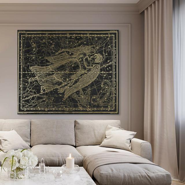 'Virgo' Graphic Art on Canvas East Urban Home Size: 91.4cm H x 114.3cm W on Productcaster.