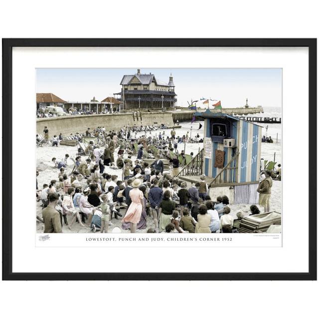 'Lowestoft, Punch and Judy, Children's Corner 1952' by Francis Frith - Picture Frame Photograph Print on Paper The Francis Frith Collection Size: 28cm on Productcaster.