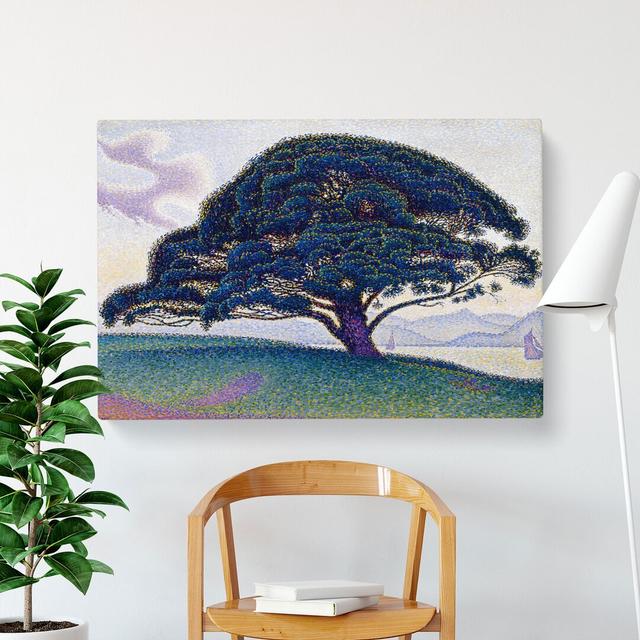 The Bonaventure Pine by Paul Signac - Wrapped Canvas Painting East Urban Home Size: 50cm H x 76cm W x 3cm D on Productcaster.