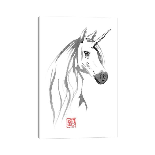 Licorne Dispo A Vendre - Print on Canvas Bloomsbury Market Format: Wrapped Canvas, Size: 66.04cm H x 45.72cm W x 1.91cm D on Productcaster.