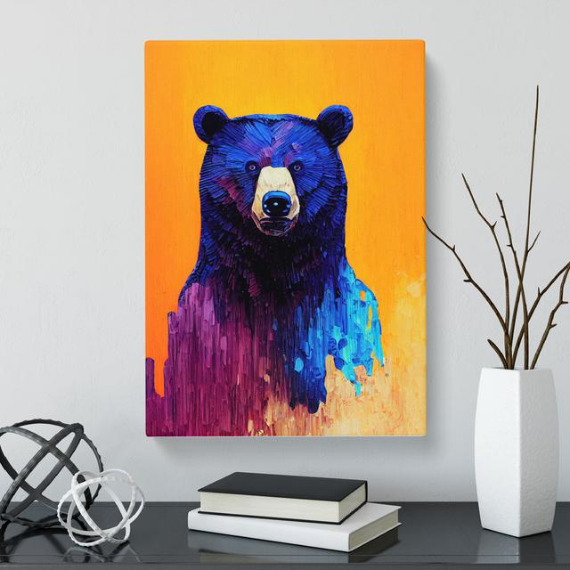 CAN-V0523-221X Bear Vol.4 - Wrapped Canvas Print Alpen Home Size: 50cm H x 35cm W x 3cm D on Productcaster.