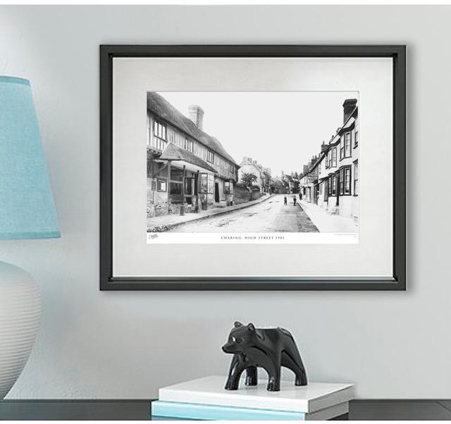 'Charing, High Street 1901' - Picture Frame Photograph Print on Paper The Francis Frith Collection Size: 60cm H x 80cm W x 2.3cm D on Productcaster.