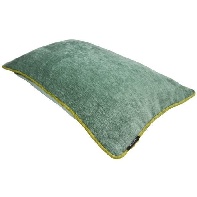 Suwanee Rectangular Throw Cushion August Grove Colour: Duck Egg/Lime, Size: 40 x 60cm on Productcaster.