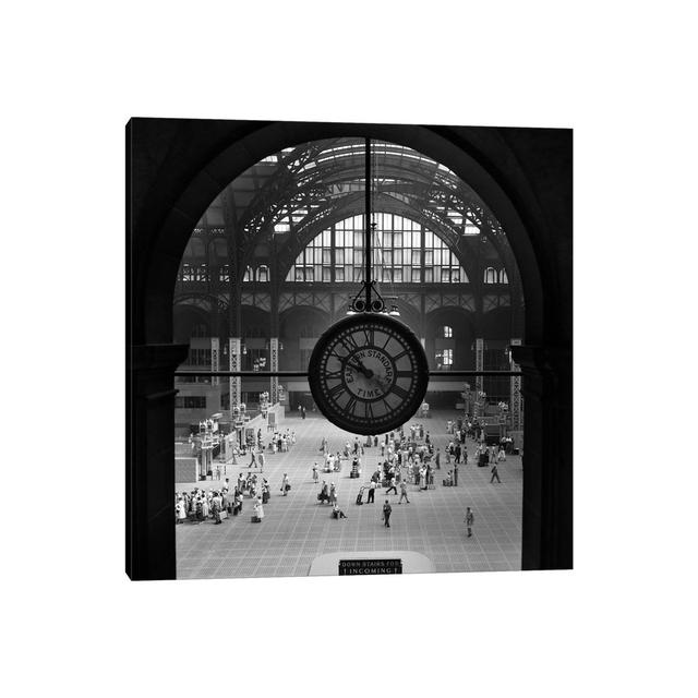 1950s Pennsylvania Station Clock New York City Building Demolished by Vintage Images - Wrapped Canvas Photograph Latitude Run Size: 66.04cm H x 66.04c on Productcaster.