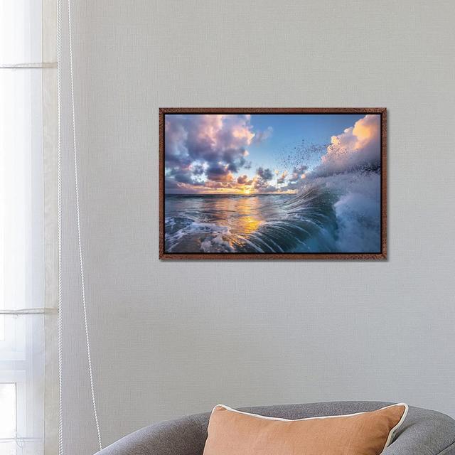 Pastel Foam by Sean Davey - Gallery-Wrapped Canvas Giclée on Canvas Beachcrest Home Size: 45.72cm H x 66.04cm W x 3.81cm D, Format: Classic Wood Frame on Productcaster.