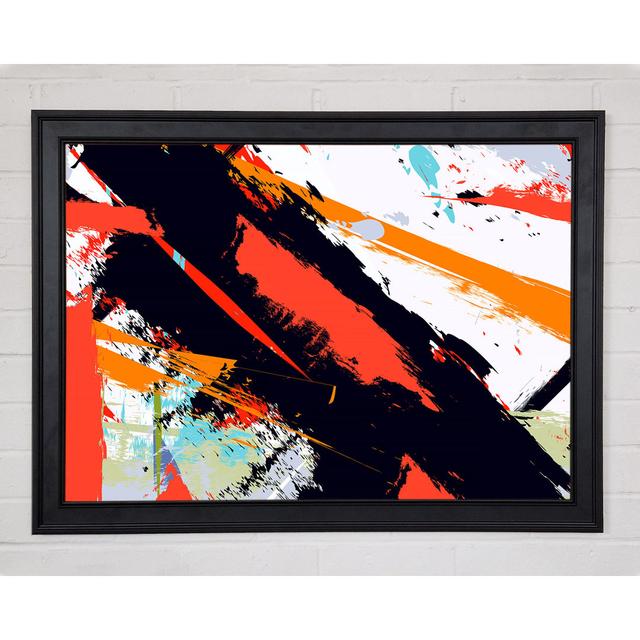 Sword Fight Framed Print Ivy Bronx Size: 29.7cm H x 42cm W on Productcaster.