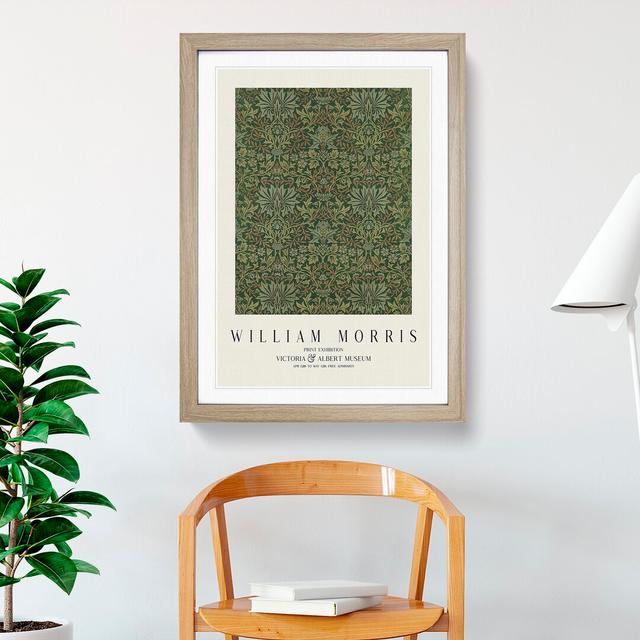 Flower Garden Vol.1 by William Morris - Picture Frame Graphic Art East Urban Home Size: 65cm H x 48cm W x 2cm D, Frame Option: Oak Framed on Productcaster.