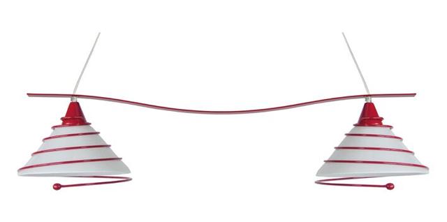 Signe 2 - Light Kitchen Island Latitude Run Fixture Finish: Red on Productcaster.