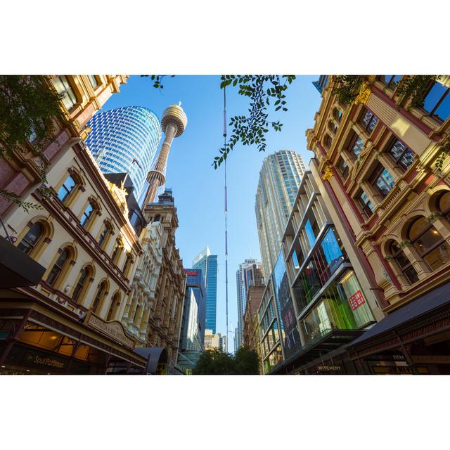 Building In Sydney by KoBoZaa - Wrapped Canvas Print Ebern Designs Size: 30cm H x 46cm W x 3.8cm D on Productcaster.