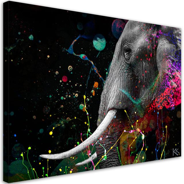 Leinwandbild, Afrikanische Elefant World Menagerie on Productcaster.