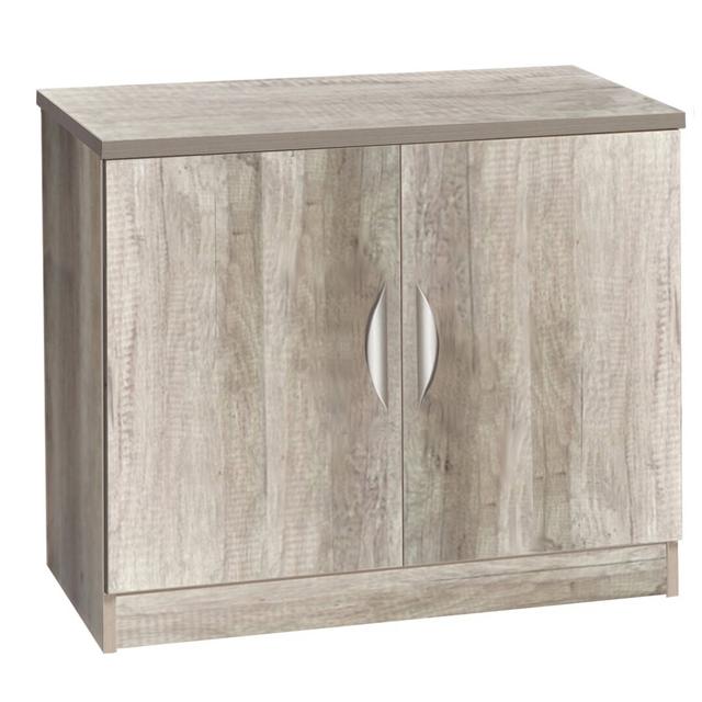 Brendell 2 -Door Storage Cabinet Ebern Designs Finish: Grey Nebraska on Productcaster.