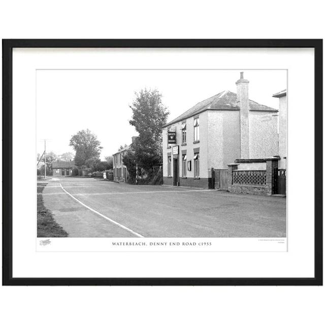 'Waterbeach, Denny End Road C1955' by Francis Frith - Picture Frame Photograph Print on Paper The Francis Frith Collection Size: 28cm H x 36cm W x 2.3 on Productcaster.