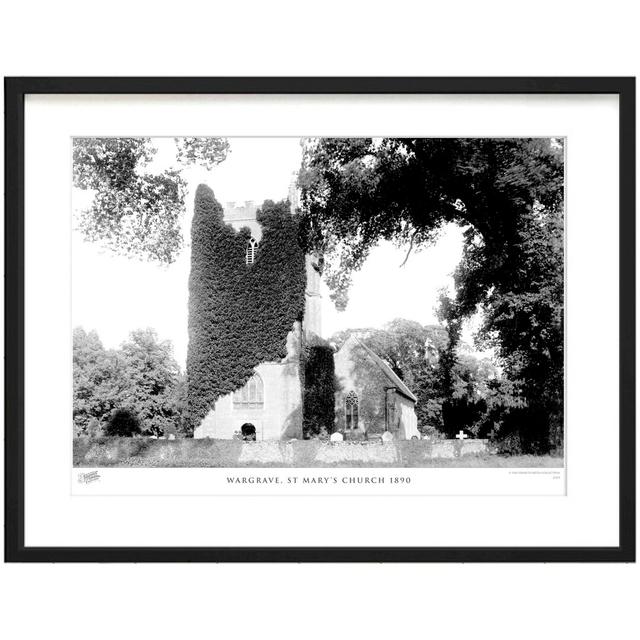 'Wargrave, St Mary's Church 1890' by Francis Frith - Picture Frame Photograph Print on Paper The Francis Frith Collection Size: 60cm H x 80cm W x 2.3c on Productcaster.