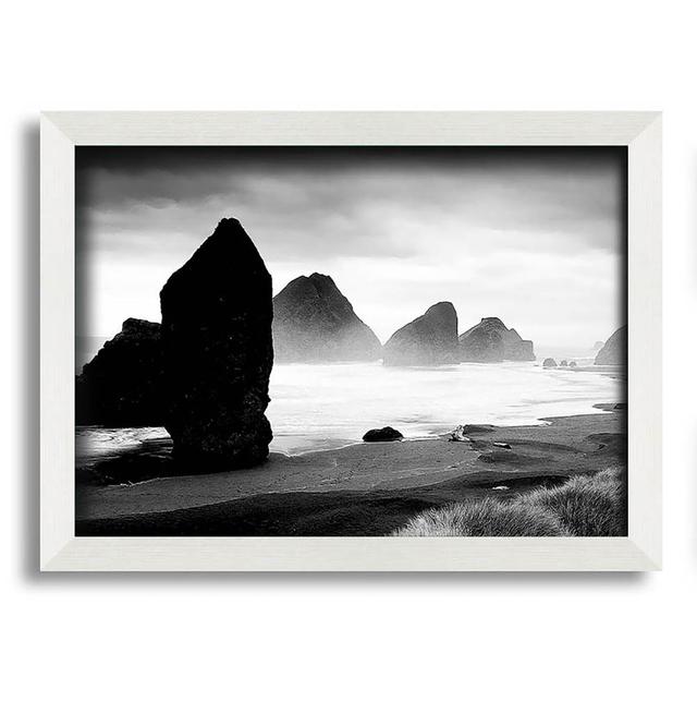 Oceans Architect B N W Framed Print Wall Art Highland Dunes Size: 21cm H x 29.7cm W x 10cm D on Productcaster.