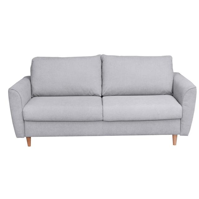 Marotz Sofa Bed with Mattress Ebern Designs Upholstery Colour: Light Grey on Productcaster.