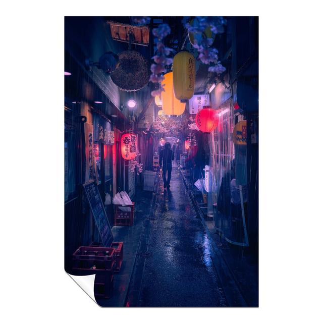 Panther Print Fine Art Prints Tokyo Blue Alley Lights Artistic Unframed Poster, Pictures For Home Walls, Bedroom, Living Room & Bathroom Decor Panther on Productcaster.