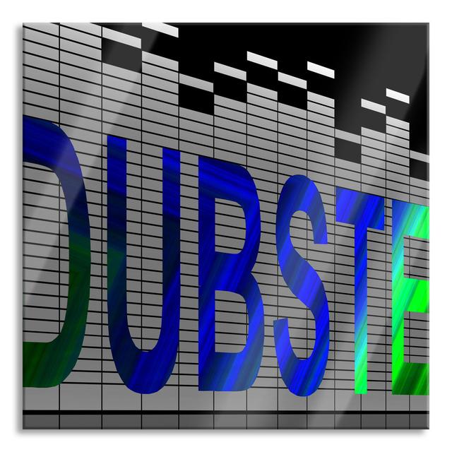 Glasbild "Dubstep-Genre" Brayden Studio Größe: 80 cm H x 80 cm B x 0,4 cm T on Productcaster.