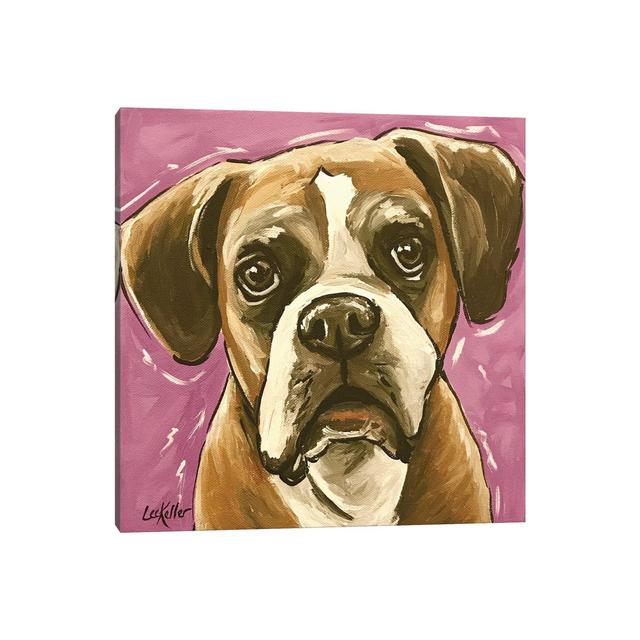 Boxer - Wrapped Canvas Graphic Art ClassicLiving Size: 66cm H x 66cm W x 1.9cm D on Productcaster.