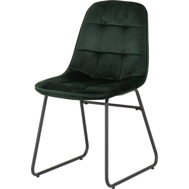 Mizer Upholstered Dining Chair (Set of 2) Mercury Row Upholstery Colour: Green on Productcaster.