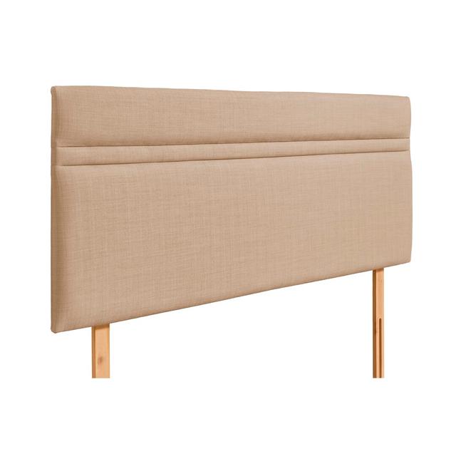 Libby Upholstered Headboard Brambly Cottage Colour: Oatmeal, Size: Double (4'6) on Productcaster.