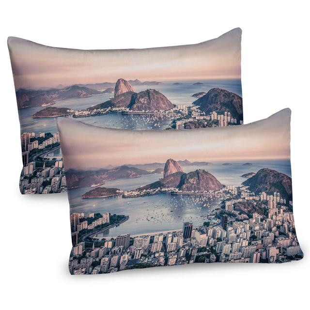 Rio De Janeiro Beach Microfiber Sham (Set of 2) East Urban Home on Productcaster.