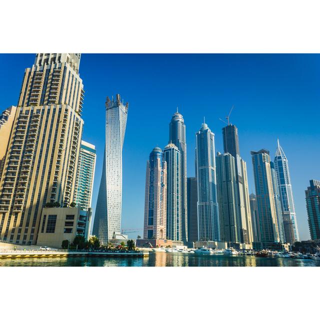 High Rise Buildings in Dubai, Uae by Alan64 - Wrapped Canvas Photograph 17 Stories Size: 81cm H x 122cm W on Productcaster.