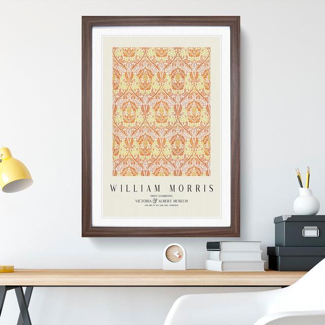 Golden Bough by William Morris - Picture Frame Graphic Art East Urban Home Size: 48cm H x 36cm W x 2cm D, Frame Option: Walnut Framed on Productcaster.